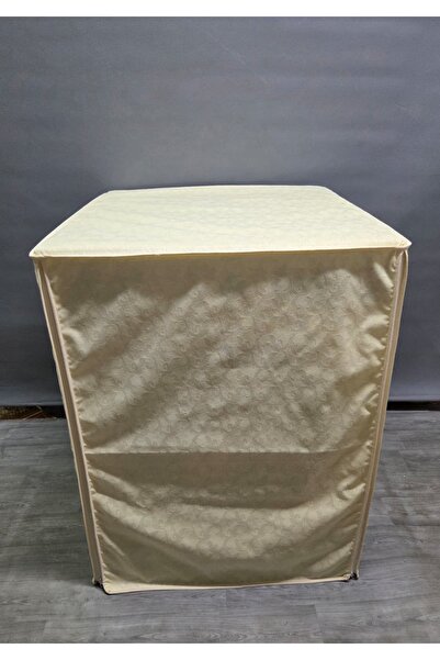 Başak Ev Tekstili Κρεμ Με φλοράλ μοτίβο Πολυεστέρας Υφασμάτινο Κάλυμμα Πλυντη...