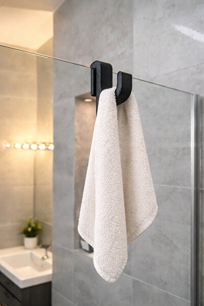 Modulab3D Dekorasyon Shower Cabin Glass Top Towel Rack Single & Double – Robe...