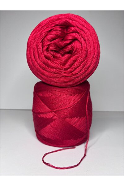 Ana&Kuzusu İplik Kırmızı italyan merserize viskon (5 kat sarım) (yazlık,mevsi...