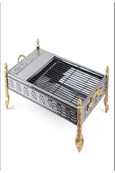 Generic منقل شوي استيل 70X33سم