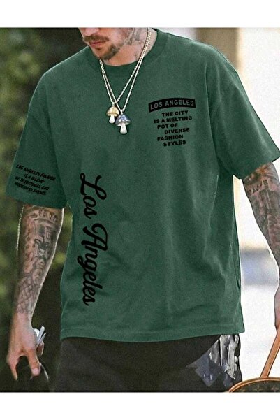 DİVİN New Season Printed Fabric Oversized T-Shirt