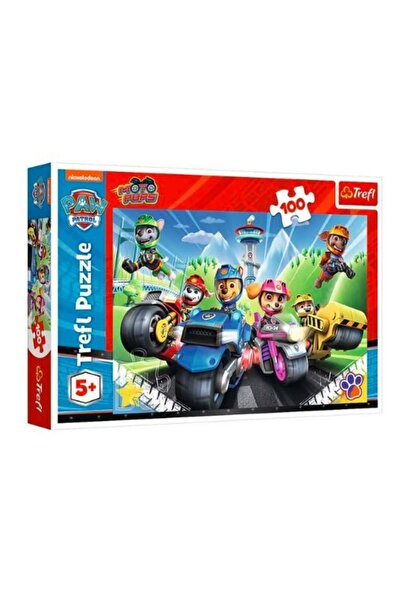 Trefl Puzzle Puzzle Patrula Catelusilor cu Vehicule (100 de piese) - Trefl