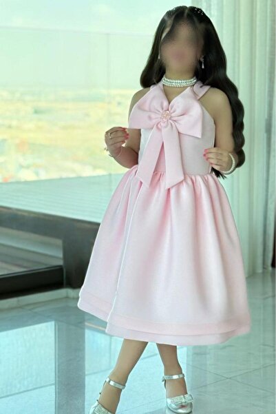 Alesaei-mondo tondo (Pink Princess Dress with Royal Bow S01293)