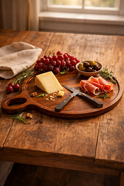 CEZVE HOME Natural Wood Presentation and Cutting Board