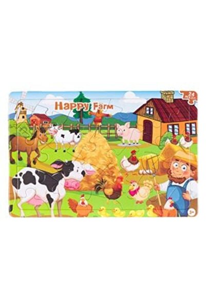 Tessari Farm Animals & Farmer Puzzle (24 pieces)