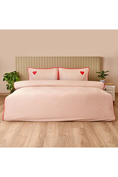 KUT FLY Soft Luthien Single Duvet Cover Set - Red