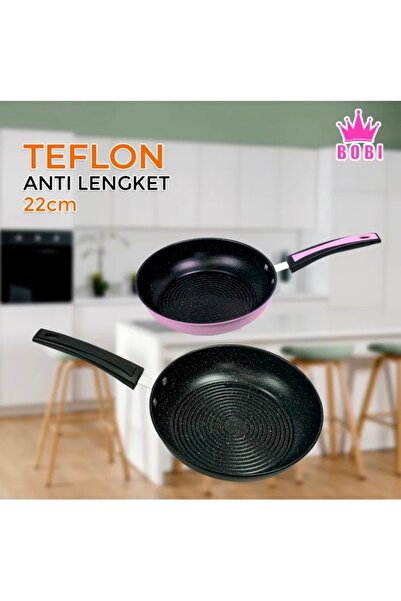 Generic Grill pan with non-stick granite or marble coating and ribbed interio...