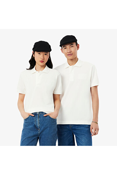 Lacoste قميص بولو كلاسيكي بقصة كلاسيكية وشعار بارز - PH0752-00-70V