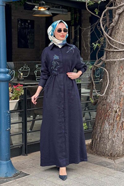 FUAT GÜRSEN FUAT GÜRŞEN Elbise 26Y-5108 Lacivert