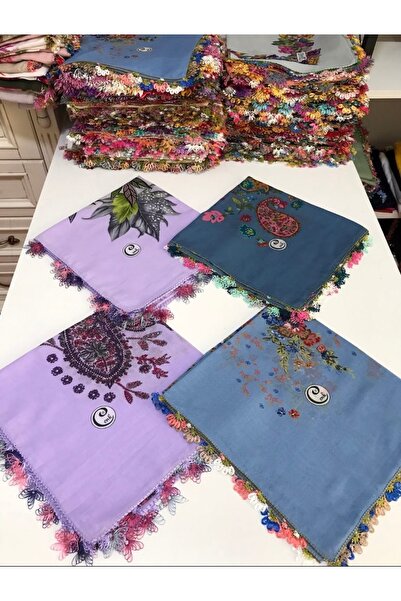 EL YAPIMI 4 Pieces of Needlepoint Cenk/Reyyan