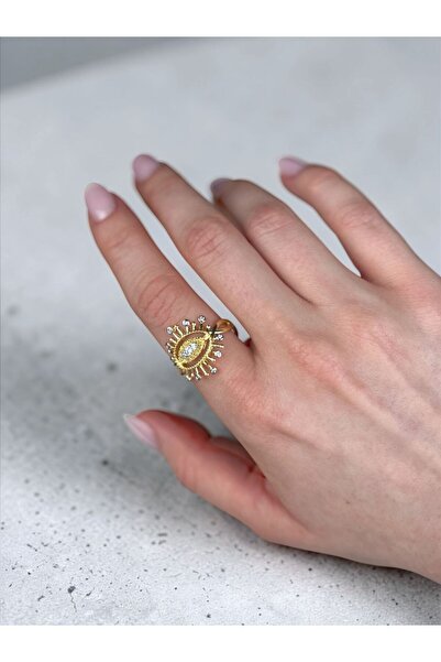 Elif Can Jewelry Özel Seri Ayarlanabilir Göz Yüzük