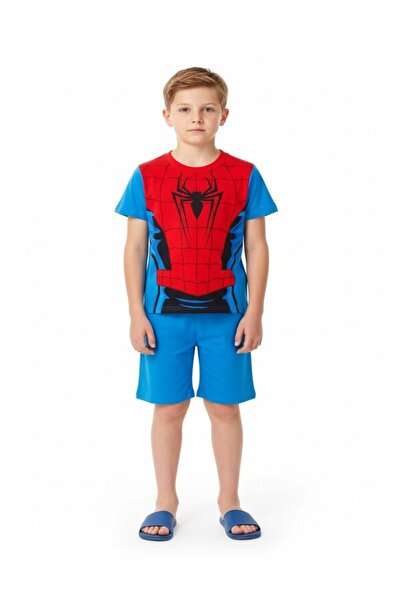 Bidani - -Boys Night Pajama Set – Short Sleeve Cotton Blend Sleepwear, Blue, ...