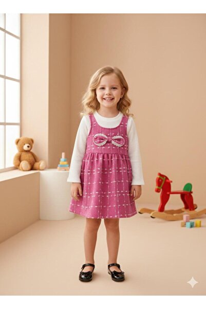 ARBİ kids Dvostruka, moderna praznična kombinacija za devojčice sa badil komb...