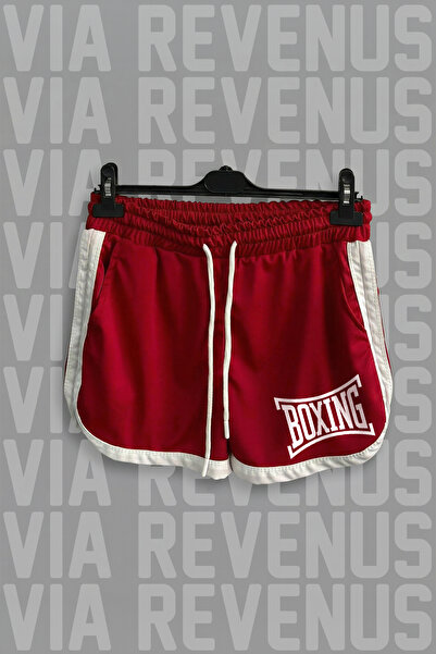 Vordevia Boxing Text cu imprimeu cu dungi laterale detaliu vipușcă Pantaloni ...