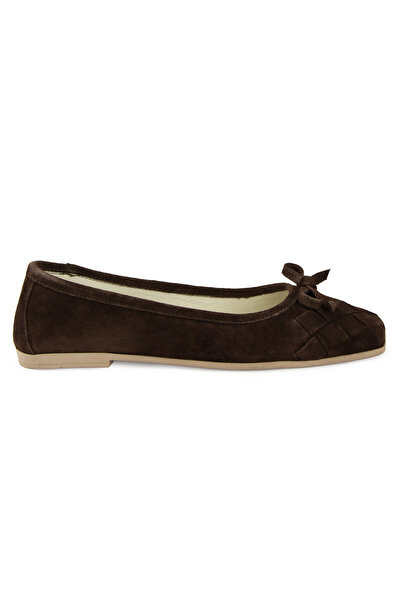 Pegia Leather Knitted Women's Ballet Flats Dg6102
