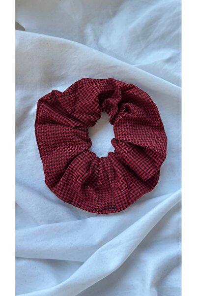 YOYYO Gingham Patterned Rubber Band - Stylish and Vibrant Scrunchie Hair Acce...