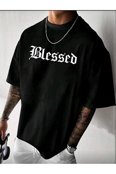 DİVİN New Season Printed Fabric Oversized T-Shirt