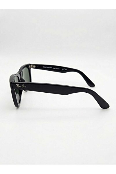 A Kalite Mineral Cam RB2140 901 Siyah Klasik Wayfarer Güneş Gözlüğü UV Korumalı
