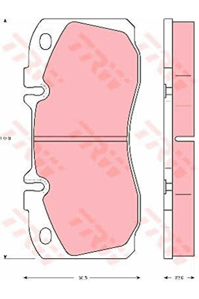 TRW Σετ τακάκια φρένων, δισκόφρενο Gdb5068 Iveco Daily IV Αμάξωμα/Daily IV Πλ...