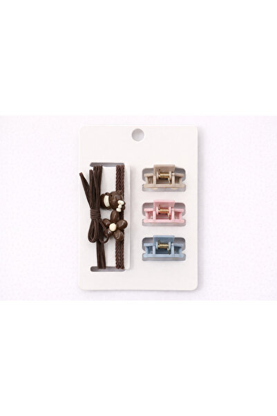 KRAFTELLA Set of 5 Latch Clips and Rubber Hair Clips – Mini Latch Clips & Fig...