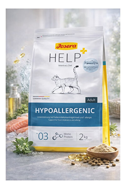 JOSERA Help Hypoallergenic Cat Food – Veterinary Formula for Allergies and Fo...