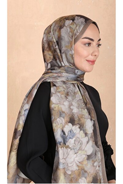Butik New Pastel Floral Print Soft Shawl