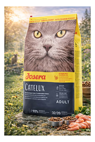 JOSERA Catlux for Adult Cats – Anti-Hairball Formula with Duck and Potato – C...