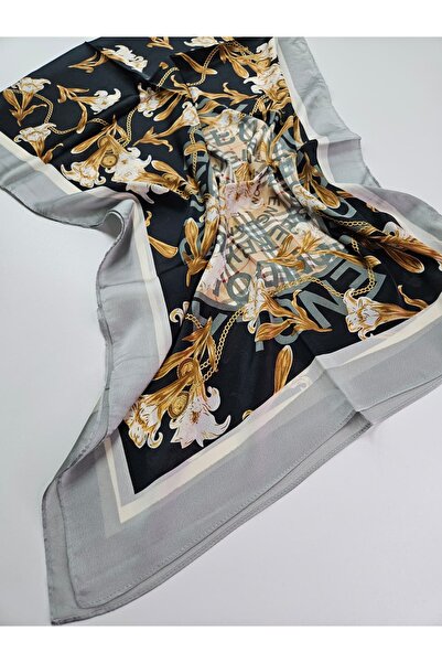 Shiva Scarfs Oval Plaid Tema Vual Silk Shawl Accessory Foulard Silk Scarfs Sh...