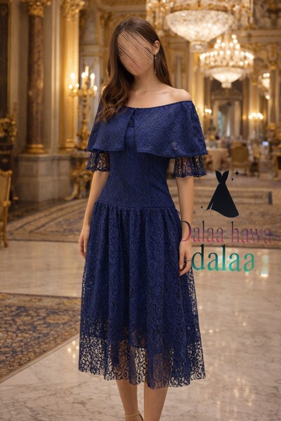 dalaa soft lace dress