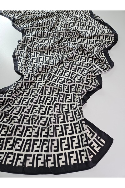 Shiva Scarfs Luksuzni šal sa temom slova Voile Svila Dodatak za šal Svileni š...