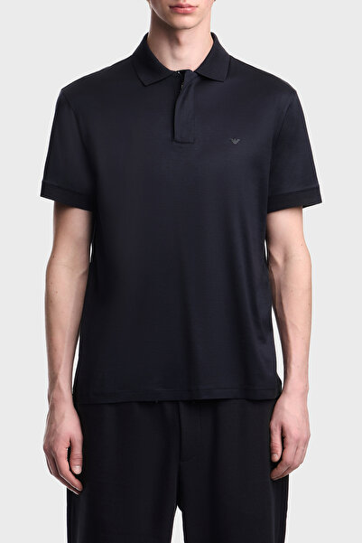 Emporio Armani Pamuk Karışımlı Regular Fit Düğmeli Polo Erkek POLO EM005492 A...