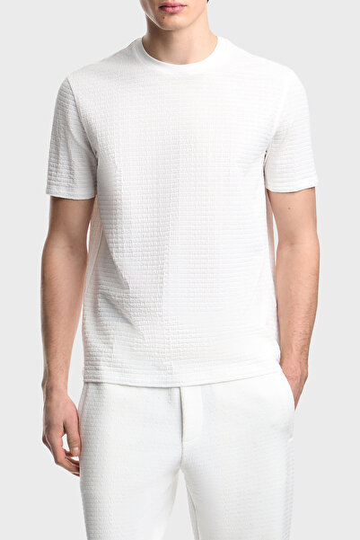 Emporio Armani Pamuklu Regular Fit Logolu Bisiklet Yaka T Shirt Erkek T SHİRT...