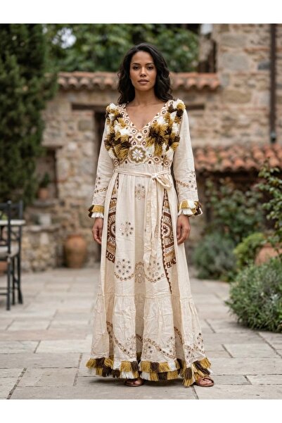 Rabiossa Women's Ethnic and Stylish Bohemian Dress