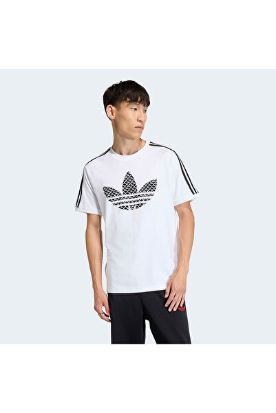 adidas Monogram Erkek Beyaz T-Shirt
