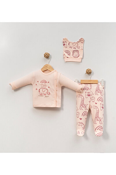 Babycan Men's Filled Cat 3-Piece Hospital Release Zibin Set