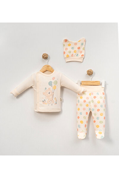 Babycan Unisex Balloon Bear - 3-Piece Hospital Release Zibin Set