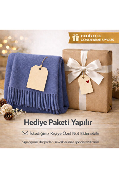 cartzen SoftWarm Hediyelik Polar Şal – Ultra Yumuşak, Geniş Püsküllü Kış Atkısı