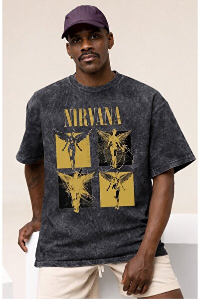 SEVBANO Dizajn Nirvana rok metal muzičkog benda, unisex majica sa štampanim m...
