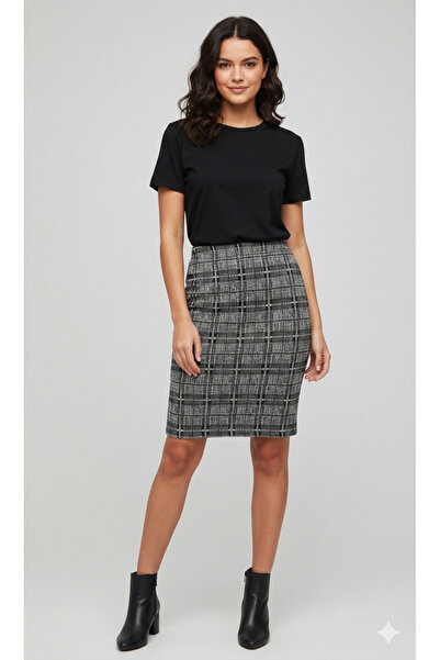 modayaselam Wool Piece Fabric Skirt