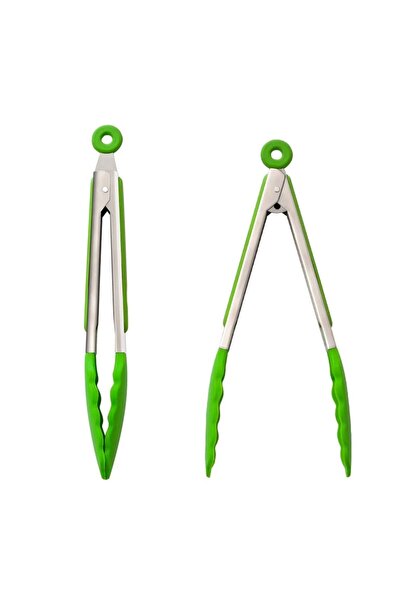OEM Metal Kitchen Tongs with PVC Handle