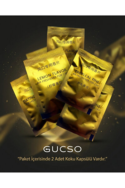GUCSO 2'li Tropikal Koku, Araç İçi Koku Yedek, Araç Parfüm Havalandırma, Kalı...