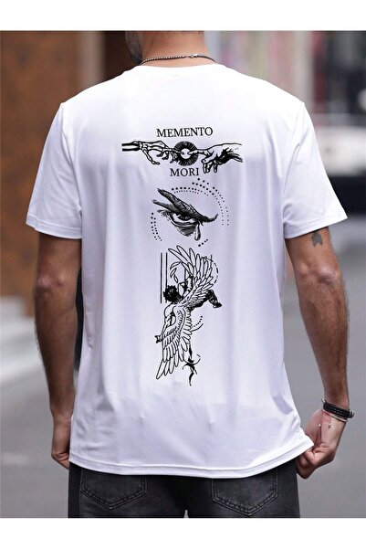 Velostra Memento Mori pentru bărbați cu imprimeu supradimensionat Confortabil...