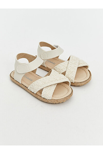 LC Waikiki Özmarka New Season Cross-Strapped Baby Girl Sandals