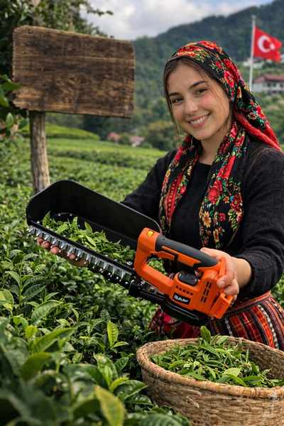 PRİMELUXRY SHOP ÇAY TOPLAMA MAKİNASI (ATMACA Şarjlı Elektrikli Çay Toplama Ma...