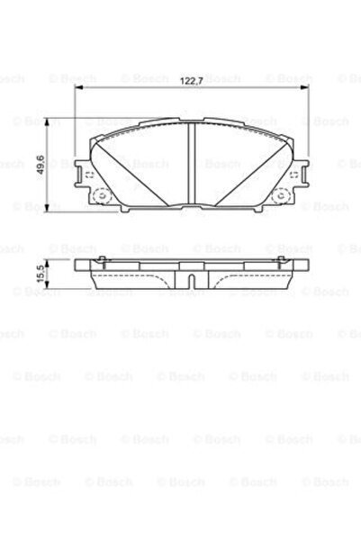 Bosch Set plăcuțe de frână, frână cu disc 0 986 494 670