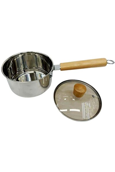 wei inox 16 cm Pan with Lid and Handle