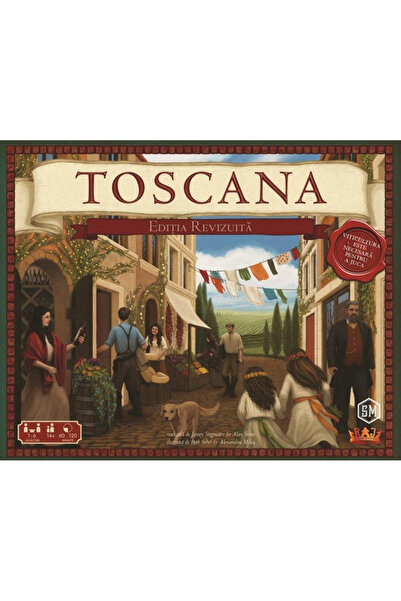 Stonemaier Games Toscana aka Tuscany Essential Edition (2021 Romanian Edition)