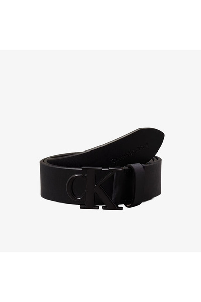 Calvin Klein Monogram Buckle Erkek Siyah Kemer