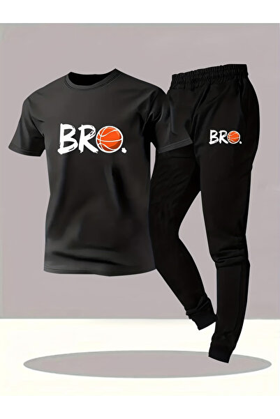 Flow touch Bro Printed Oversized Lower Upper Tracksuit Set