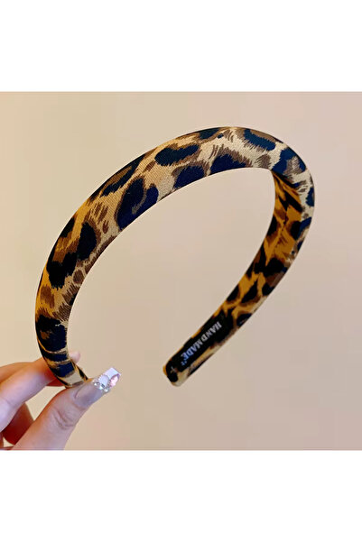 Rachel تصميم تاج شعر على شكل جلد الفهد